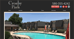 Desktop Screenshot of crosbypark.com