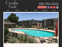 Tablet Screenshot of crosbypark.com